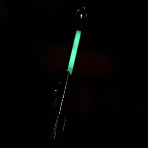 Mini spoon necklace Star Wars inspired Light Saber small tiny spoon pendant glow
